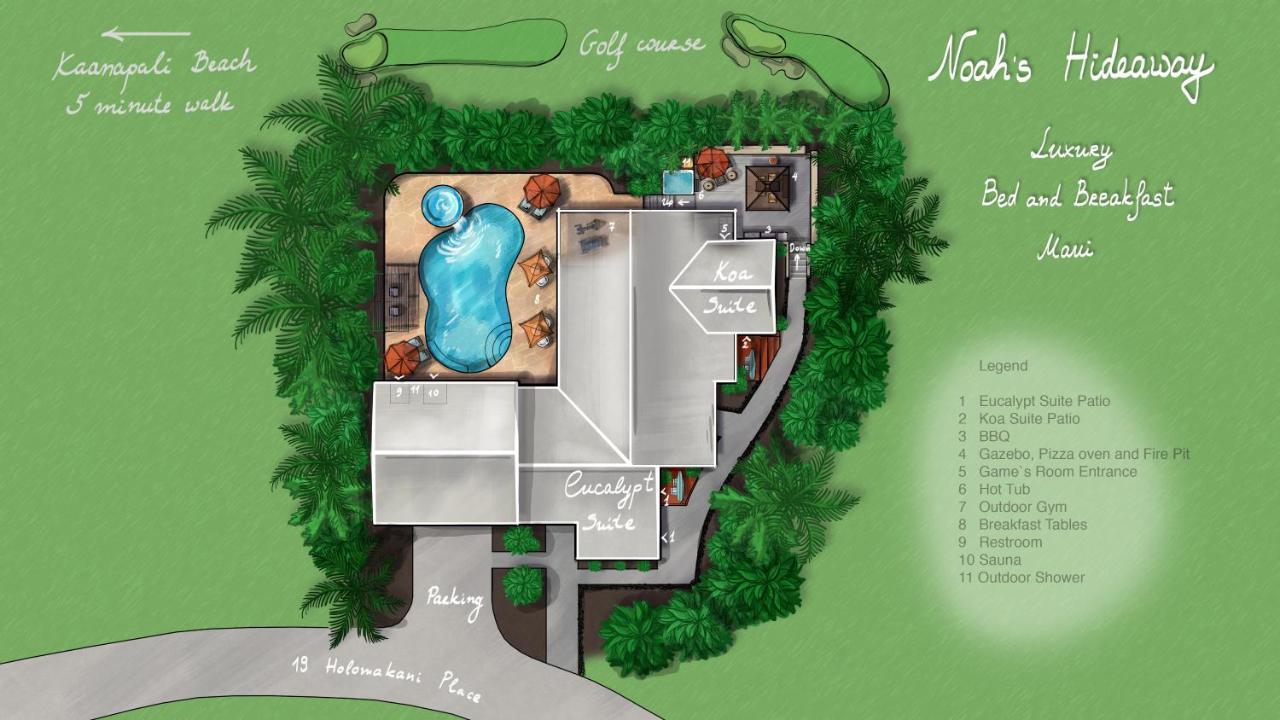 Noahs Hideaway Luxury B&B Лахайна Екстериор снимка